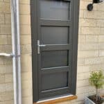 Bespoke triple glazed timber entrance door from Green Building Store