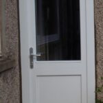 Door style PA02 - Plain panel partly glazed
