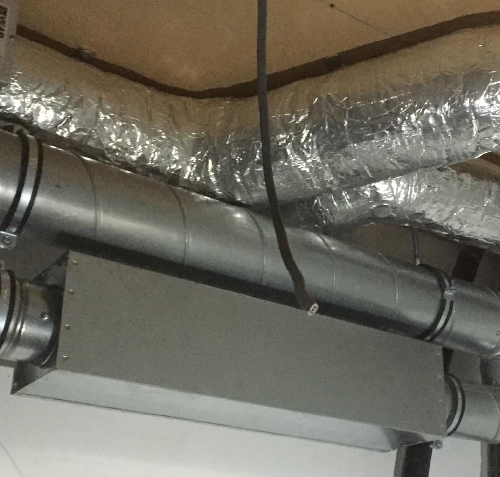 Insulation for MVHR ducting