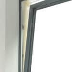 PERFORMANCE + ULTRA Tilt and Turn inward opening triple glazed timber window - with frame buried in wall