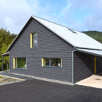 PROGRESSION Passivhaus certified timber windows at the Woodhouse - Presteigne Passivhaus newbuild