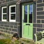 Triple glazed timber windows doors Yorkshire cottage