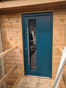 ULTRA Contemporary triple glazed timber entrance door