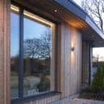 ULTRA triple glazed timber window at low energy selfbuild project Yorkshire